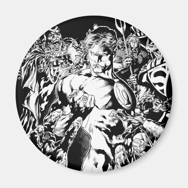 Green Lantern Surrounded Magnet (Front)