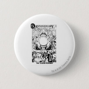 Green Lantern - The Legend Reborn, Black and White 6 Cm Round Badge