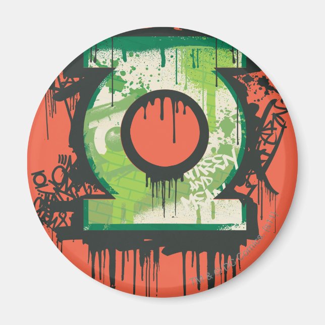 Green Lantern - Twisted Innocence Symbol Magnet (Front)