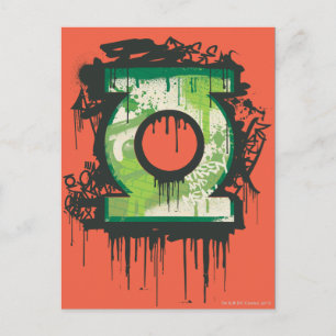 Green Lantern - Twisted Innocence Symbol Postcard