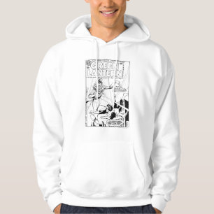 Green Lantern vs Clown, Black and White Hoodie