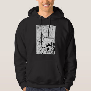Green Lantern vs Clown, Black and White Hoodie