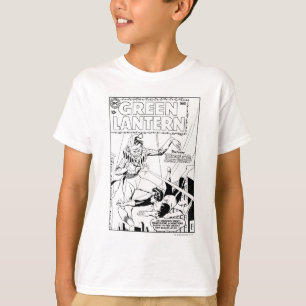 Green Lantern vs Clown, Black and White T-Shirt