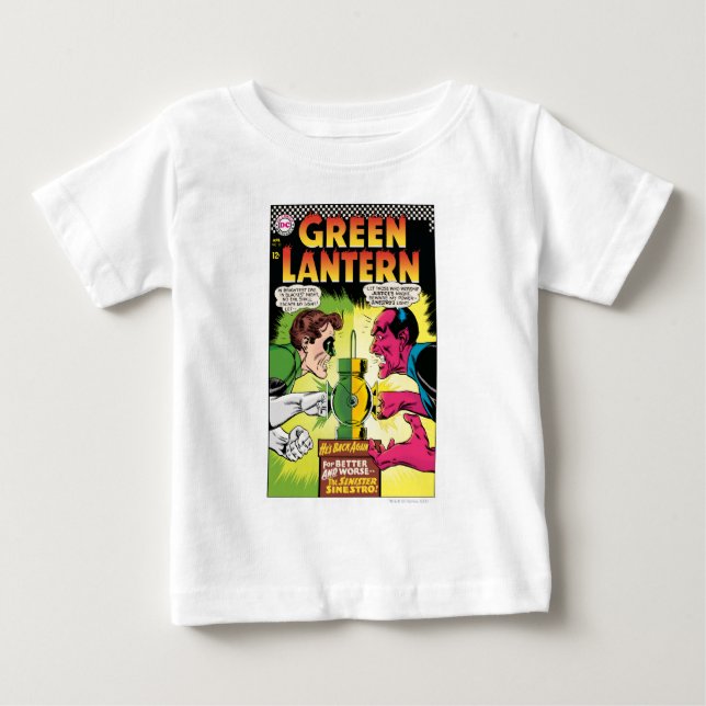 Green Lantern vs Sinestro Baby T-Shirt (Front)