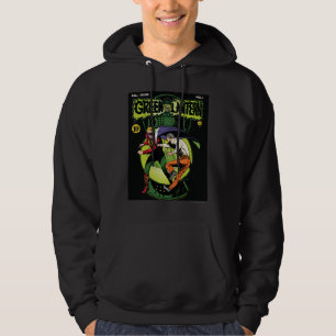 Green Lantern with cape in fight Hoodie