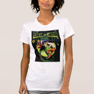 Green Lantern with cape in fight T-Shirt