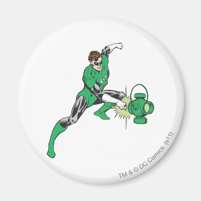 Green Lantern with Lantern 2 Magnet (Front)