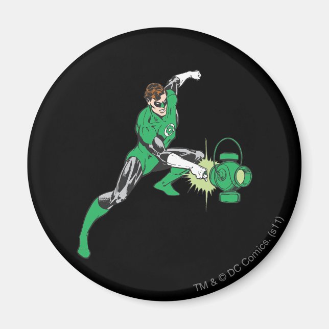 Green Lantern with Lantern 2 Magnet (Front)