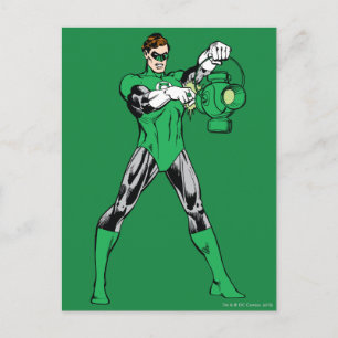 Green Lantern with Lantern Postcard