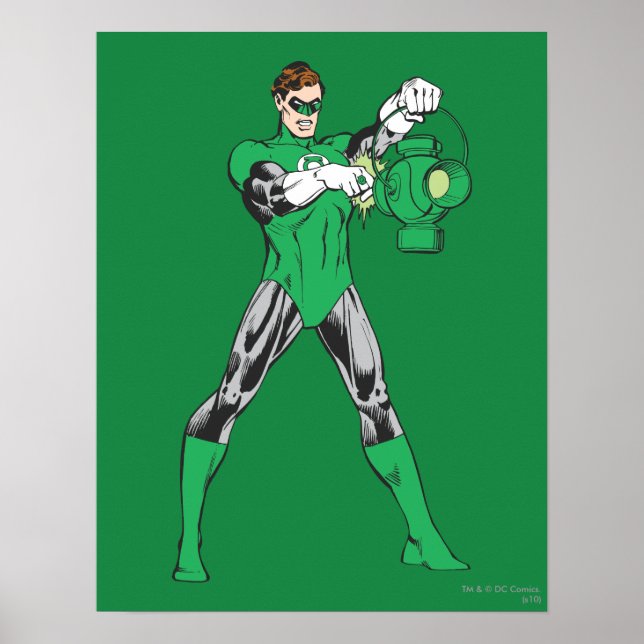 Green Lantern with Lantern Poster (Front)