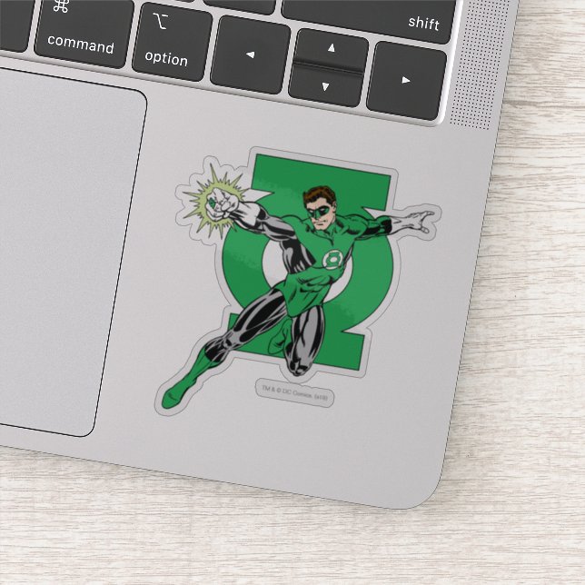 Green Lantern with Logo Background (Detail)