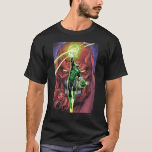 Green Lantern with stream of light - Colour T-Shirt