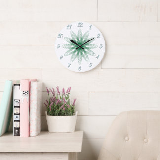 Green large clock
