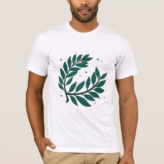 Green Laurel Wreath Victory And Achievement T-Shirt