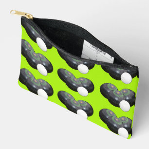 Green Lawn Bowls And Jack, Accessory Pouch