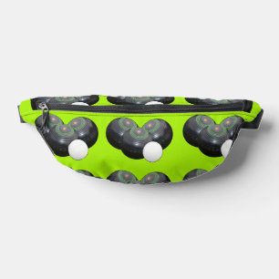 Green Lawn Bowls And Jack, Bum Bags
