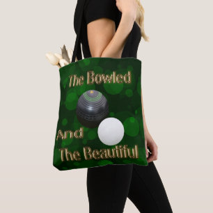 Green Lawn Bowls Beautiful Design, Tote Bag