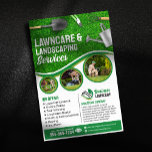 Green Lawncare Landscaping Garden Lawn Care Mowing Flyer<br><div class="desc">This comprehensive lawn care and landscaping services flyer template is ideal for showcasing your expertise and attracting potential clients. The design features a clean layout with ample space to highlight your services,  contact information,  and company logo. Easily customise it to match your brand and start marketing your business effectively!</div>