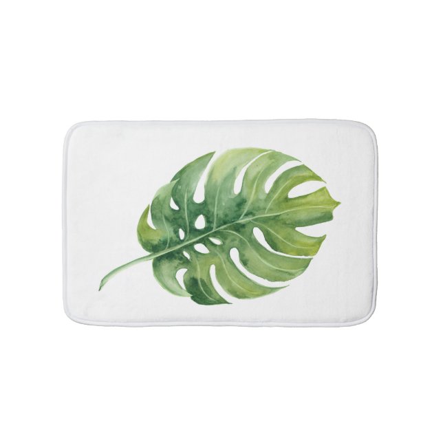 Green leaf bath mat (Front)