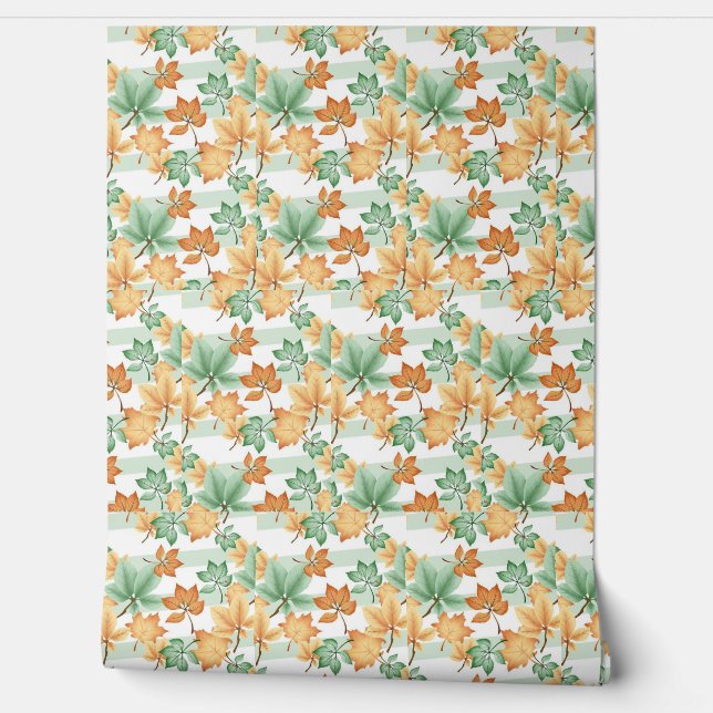 Green Leaf Botanical Wallpaper - Fresh Nature (Unrolling)