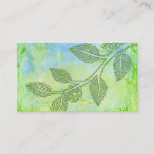 Green Leaf Business Card