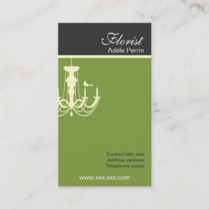 Green leaf Business card