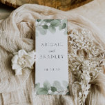 Green Leaf Elegant Modern Wedding Ceremony Program<br><div class="desc">Green Leaf Elegant Modern Wedding Ceremony Program
See matching collection in our store. One of our most popular wedding collections.</div>