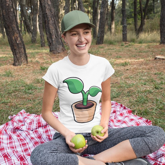 Green Leaf Houseplant T-Shirt (Creator Uploaded)
