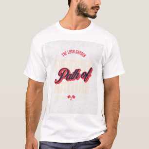 green leaf Incorporate small illustrations of wave T-Shirt