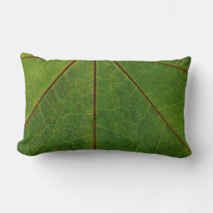Green Leaf Lumbar Cushion