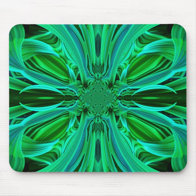 Green Leaf Mousepad (Front)