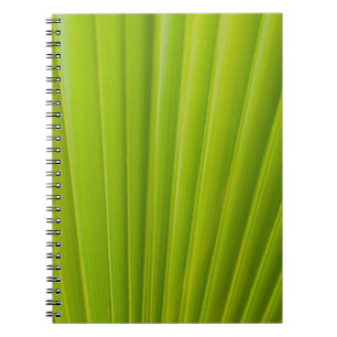 Green leaf notebook
