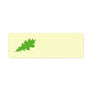 Green Leaf, Oak Tree leaf Design.