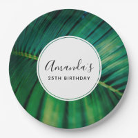 Green Leaf Palm Frond Tropical Nature Birthday