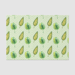 Green Leaf Pattern 22 Tissue Paper