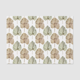 Green Leaf Pattern 2 Tissue Paper