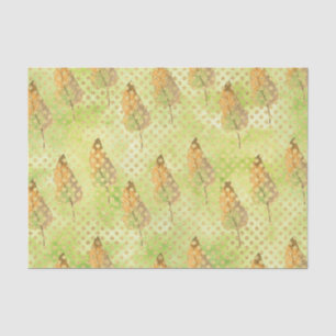 Green Leaf Pattern 9 Tissue Paper