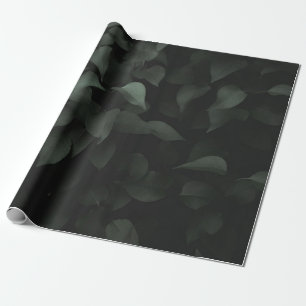GREEN LEAF PLANT WRAPPING PAPER