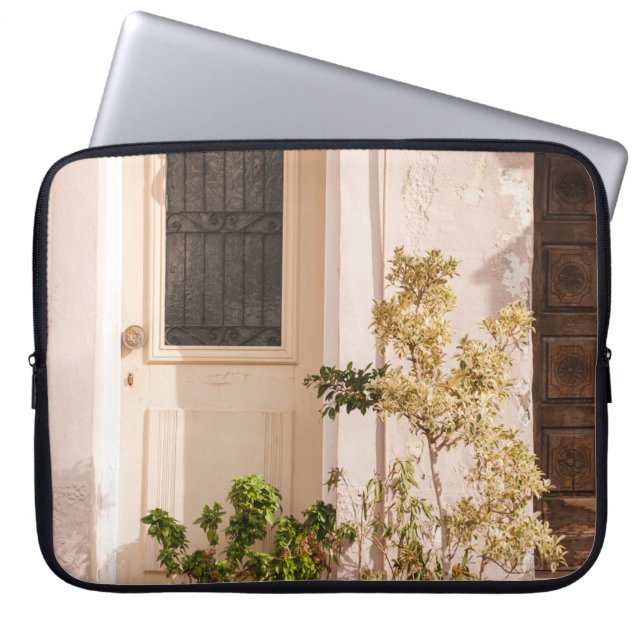 GREEN LEAF PLANTS LAPTOP SLEEVE (Front)