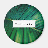 Green Leaf Tropical Forest Nature PhotoThank You