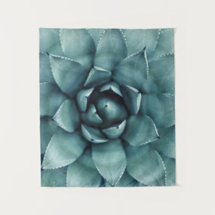 Green leafed plant tapestry