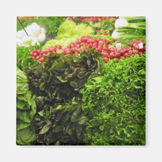 green leafy vegetable bin magnet
