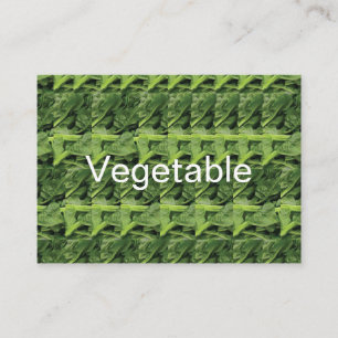 Green Leafy Vegetable Business Card