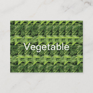 Green Leafy Vegetable Business Card