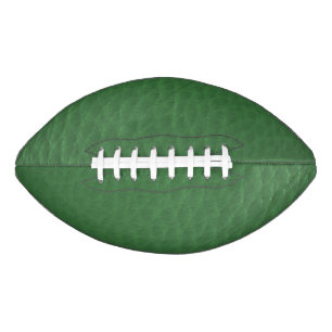 Green leather design football