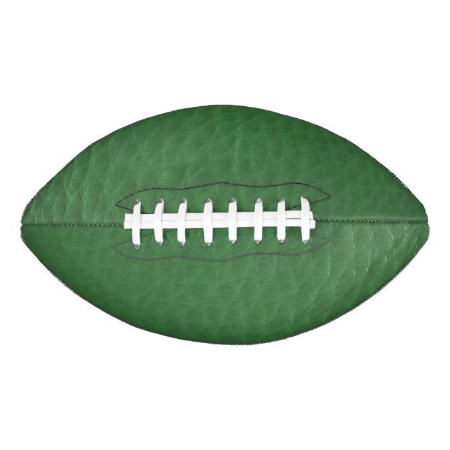 Green leather design football (Front)