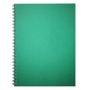 Green leather texture notebook