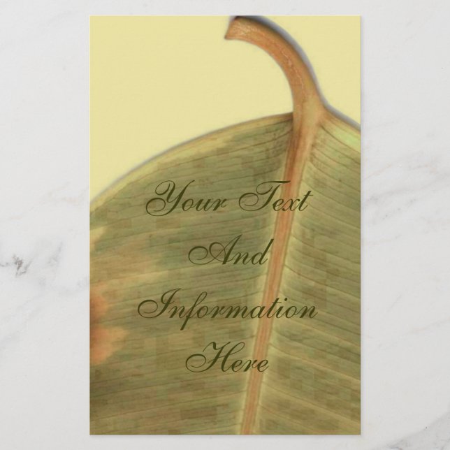 Green Leave Stationery (Front)