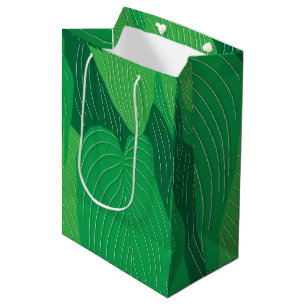 Green Leaves Botanical Medium Gift Bag