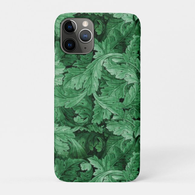 Green Leaves (by William Morris) Case-Mate iPhone Case (Back)